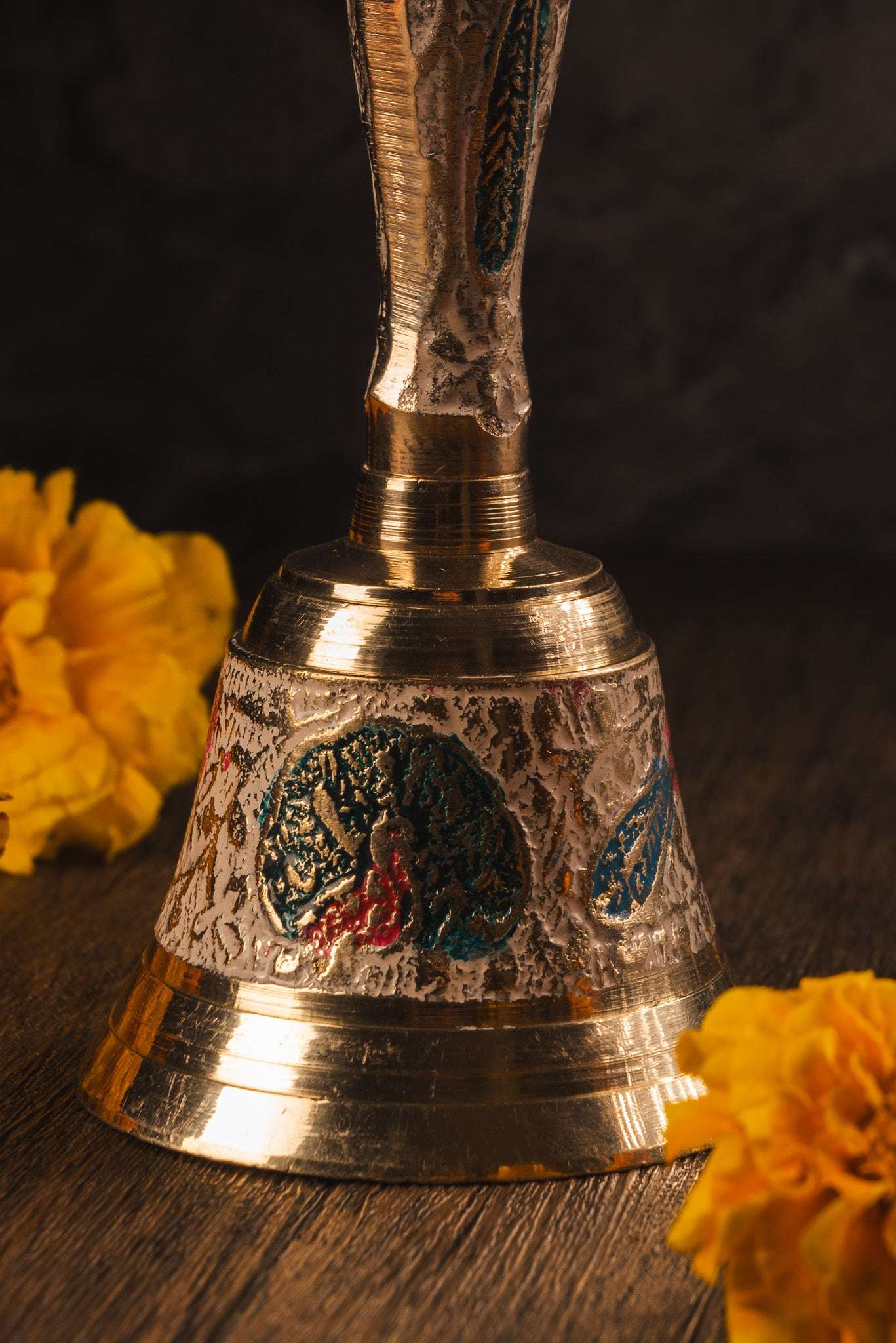 Sacred Hindu bell for invoking deities and removing negative energy