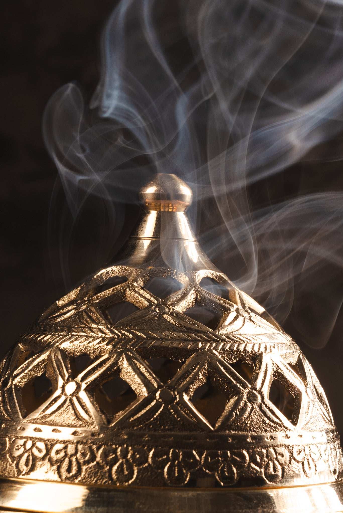 Traditional Indian incense burner for Vastu and pooja purification