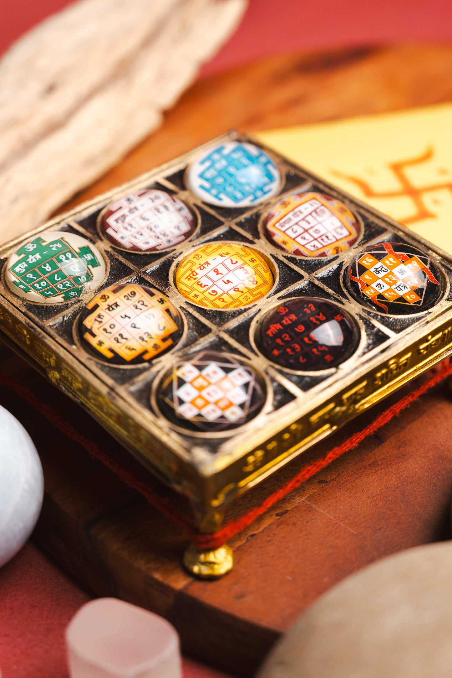 Sacred Navgraha chowki for balancing nine planetary influences