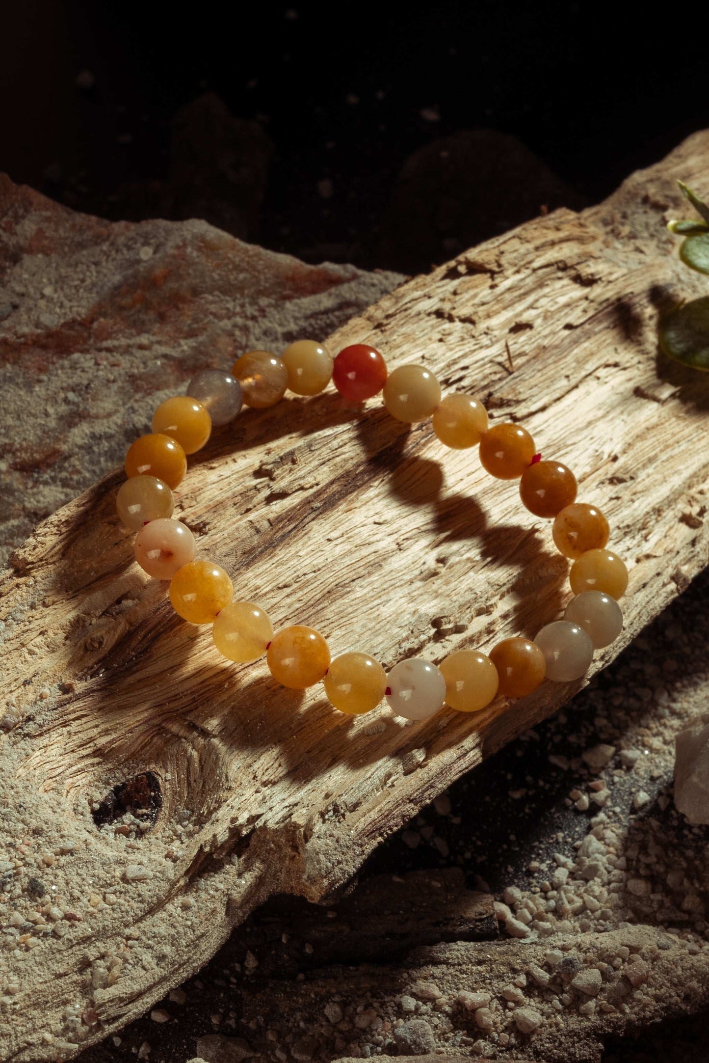 Yellow aventurine bracelet for confidence, clarity, and joy