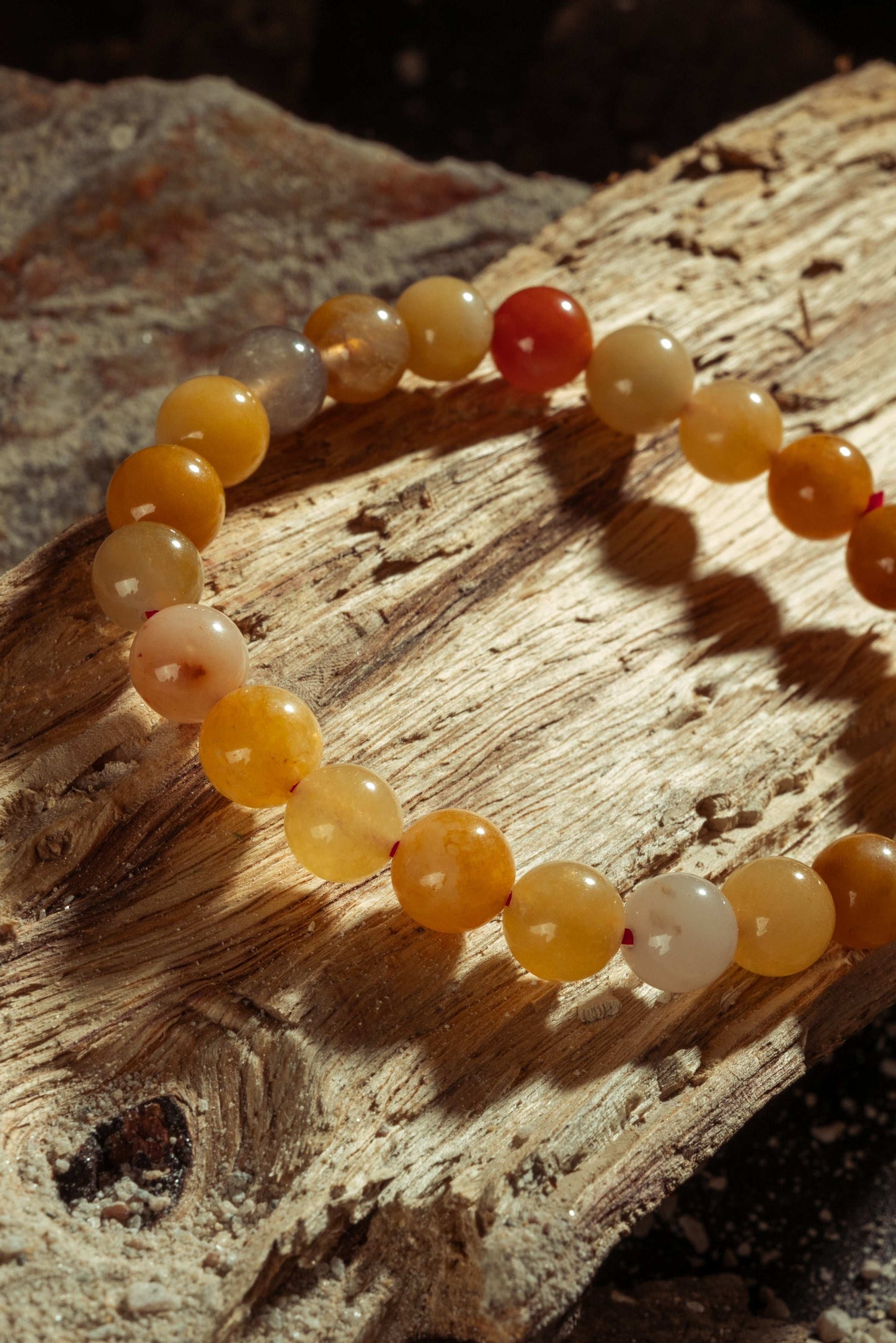 Healing crystal bracelet for self-worth and emotional empowerment