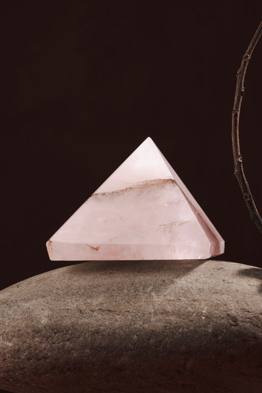 Rose Quartz Pyramid