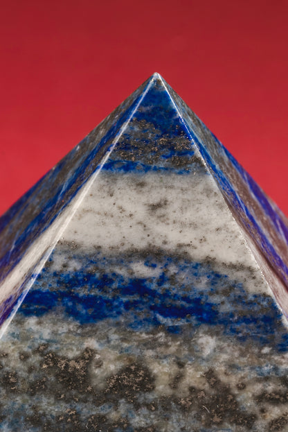 Lapis lazuli pyramid