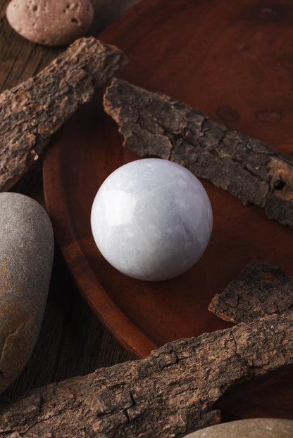 Blue Calcite Sphere