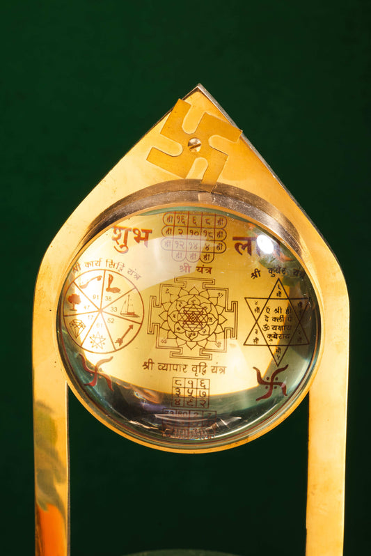 Brass Vastu Dosh Nivaran Yantra Pyramid for home & Offices vastu correction