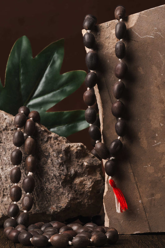 Lotus seed mala for spiritual purity, detachment, and abundance