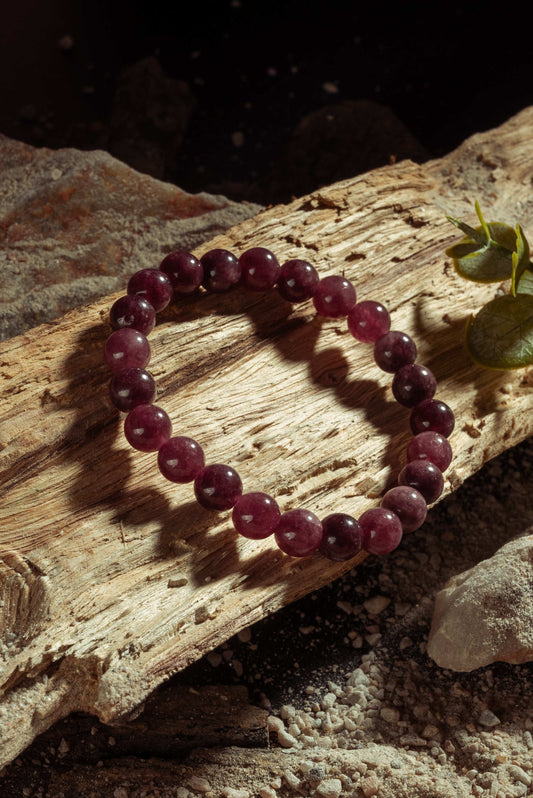 Pink tourmaline bracelet for emotional healing and heart chakra balance