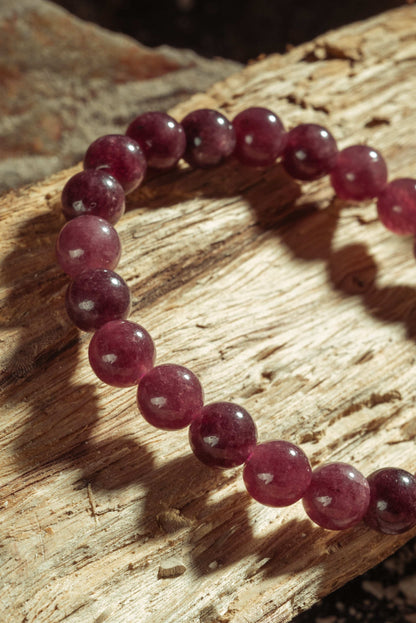 Crystal bracelet for trauma release and gentle self-love