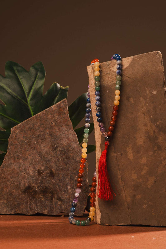 Seven chakra jaap mala for energy healing, meditation, and balance