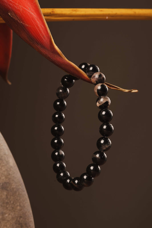 Garnet bracelet for emotional strength, vitality, and grounding