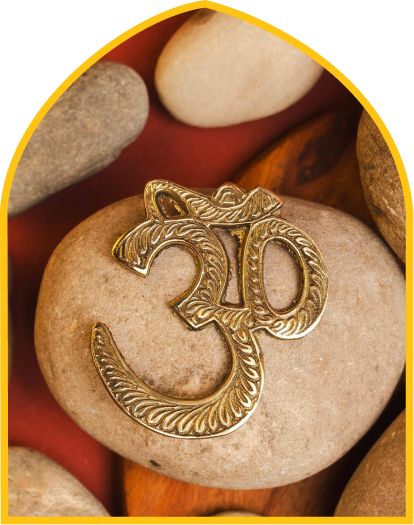 Brass Om Wall Hanging for Peace, Protection & Spiritual Energy