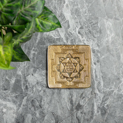 Lakshmi yantra puja plate for prosperity rituals and vastu remedies